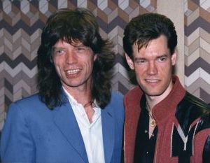 Mick Jagger, Randy Travis 1986, London.jpg